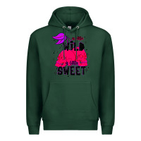 Sports Green a little wild a little sweet Premium Hoodie - JahusDesignShop