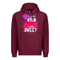Burgundy a little wild a little sweet Premium Hoodie - JahusDesignShop