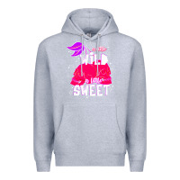 Heather Grey a little wild a little sweet Premium Hoodie - JahusDesignShop