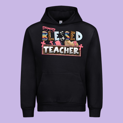 Blessed Teacher Urban Hoodie Designed By Adodesignshop
