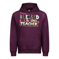 Mauve Wine blessed teacher Urban Hoodie - AdoDesignShop