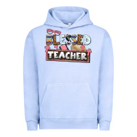 Pigment Grape Ice blessed teacher Urban Hoodie - AdoDesignShop
