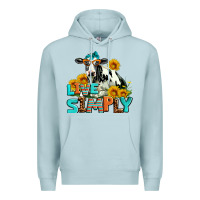 Blue Mist live simply Premium Hoodie - AdoDesignShop