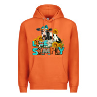 Carrot live simply Premium Hoodie - AdoDesignShop