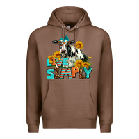 Chestnut live simply Premium Hoodie - AdoDesignShop