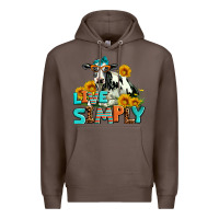 Coffee live simply Premium Hoodie - AdoDesignShop