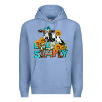Colony Blue live simply Premium Hoodie - AdoDesignShop