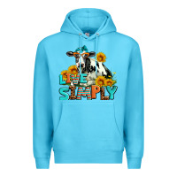 Ocean Blue live simply Premium Hoodie - AdoDesignShop