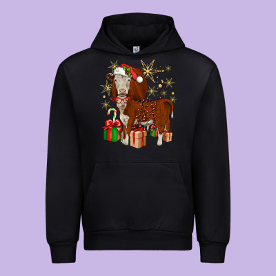 Christmas Hereford Urban Hoodie Designed By Jahusdesignshop