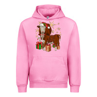 Fuchsia Pink christmas hereford Urban Hoodie - JahusDesignShop