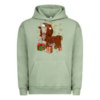 Pigment Oil Green christmas hereford Urban Hoodie - JahusDesignShop
