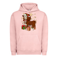 Pigment Salmon christmas hereford Urban Hoodie - JahusDesignShop