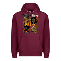 Burgundy 2024 pre k graduation Premium Hoodie - AdoDesignShop