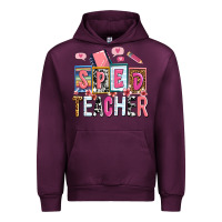Mauve Wine sped teacher Urban Hoodie - AdoDesignShop