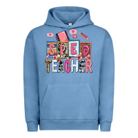 Pigment Pebble Blue sped teacher Urban Hoodie - AdoDesignShop