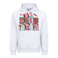 White sped teacher Urban Hoodie - AdoDesignShop