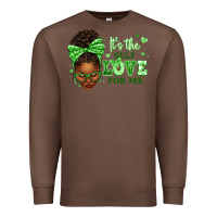 Chestnut sorority colors green its the self love for me afr Premium Sweatshirt - texasbilliewilder
