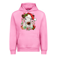 Fuchsia Pink christmas heifer Urban Hoodie - JahusDesignShop