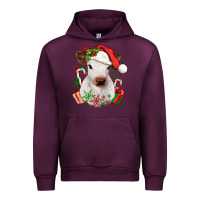 Mauve Wine christmas heifer Urban Hoodie - JahusDesignShop