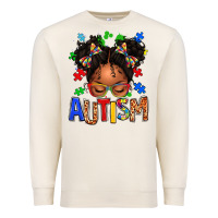 Sandshell autism afro girl Premium Sweatshirt - texasbilliewilder
