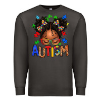 Smoke autism afro girl Premium Sweatshirt - texasbilliewilder