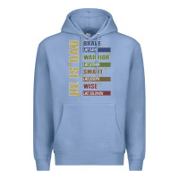 Colony Blue bible verses Premium Hoodie - JahusDesignShop