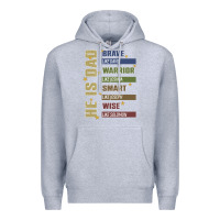 Heather Grey bible verses Premium Hoodie - JahusDesignShop