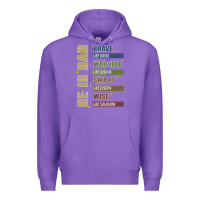 Purple bible verses Premium Hoodie - JahusDesignShop
