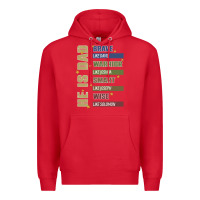 Red bible verses Premium Hoodie - JahusDesignShop
