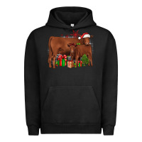 Pigment Black Christmas Gelbvieh Urban Hoodie - JahusDesignShop