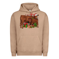 Pigment Burro Christmas Gelbvieh Urban Hoodie - JahusDesignShop