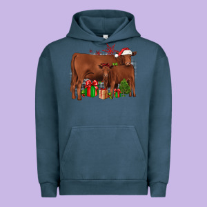 Christmas Gelbvieh Urban Hoodie Designed By Jahusdesignshop