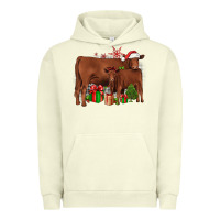 Pigment Pistachio Christmas Gelbvieh Urban Hoodie - JahusDesignShop