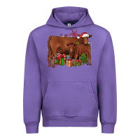Tulip Christmas Gelbvieh Urban Hoodie - JahusDesignShop