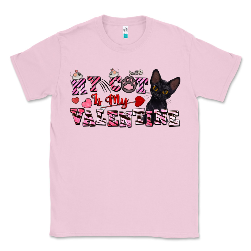 My Cat Is My Valentine Classic Tee by FaDigitalArtStudio | Teevron