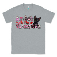 Heather Grey my cat is my valentine Classic Tee - FaDigitalArtStudio