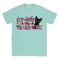 Seafoam my cat is my valentine Classic Tee - FaDigitalArtStudio