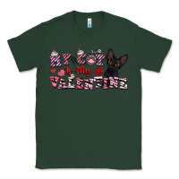 Sports Green my cat is my valentine Classic Tee - FaDigitalArtStudio