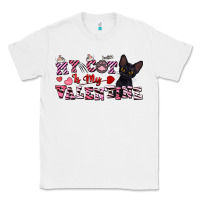 White my cat is my valentine Classic Tee - FaDigitalArtStudio