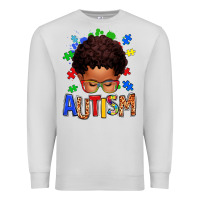 Dove Grey autism afro kid Premium Sweatshirt - texasbilliewilder
