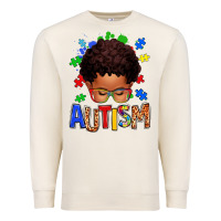 Sandshell autism afro kid Premium Sweatshirt - texasbilliewilder