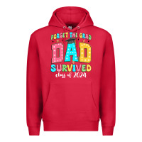 Cardinal forget the grad dad survived class of 2024 Premium Hoodie - JahusDesignShop