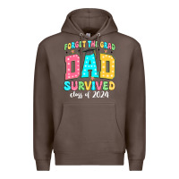 Coffee forget the grad dad survived class of 2024 Premium Hoodie - JahusDesignShop