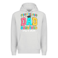 Dove Grey forget the grad dad survived class of 2024 Premium Hoodie - JahusDesignShop