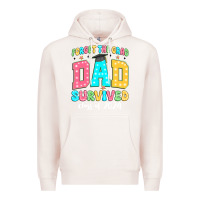 Pale Pink forget the grad dad survived class of 2024 Premium Hoodie - JahusDesignShop