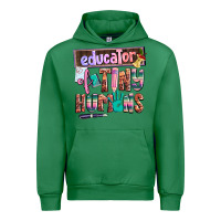 Emerald educator of tiny humans Urban Hoodie - AdoDesignShop