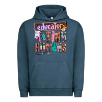 Pigment Midnight Navy educator of tiny humans Urban Hoodie - AdoDesignShop