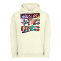 Pigment Pistachio educator of tiny humans Urban Hoodie - AdoDesignShop