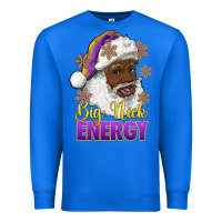 True Royal big nick energy purple and gold afro santa Premium Sweatshirt - RanaPortraitStore