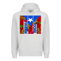 Dove Grey puerto rico coqui leopard Premium Hoodie - AdoDesignShop